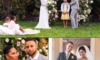 Breaking: Steph Curry surprised his wife Ayesha with an intimate vow renewal ceremony to mark 10 years together with eldest daughter Riley officiating and Ryan and Canon looking on…See More