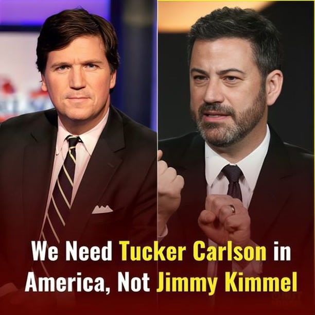 Breaking news: We Need Tucker Carlson in America, Not Jimmy Kimmel and Tucker make it clear that he….See more