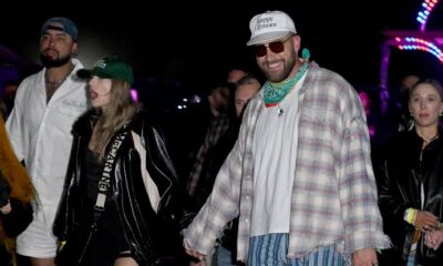 Taylor swift boyfriend, Travis Kelce says he has no problem being his superstar girlfriend Taylor Swift's arm candy...