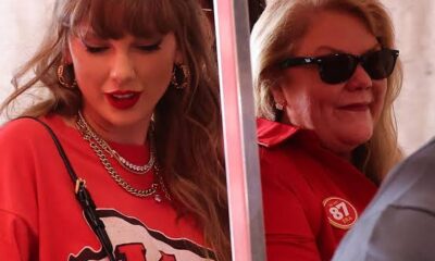 Amazing : Taylor Swift was accompanied by her mother, Andrea Swift, at her latest appearance at boyfriend Travis Kelce's Kansas City Chiefs game and her mom arrived wearing a special accessory...