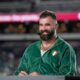 Jason Kelce denied being drunk during Monday Night Football as he made his Philadelphia Eagles return as an analyst.