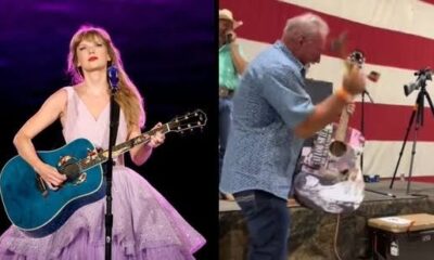 Breaking News : Texas man takes hammer to guitar with Taylor Swift autograph after dropping $4,000 on it as fellow Texans roar with approval...