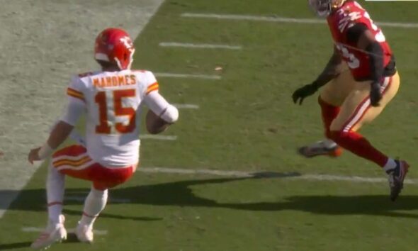 Unbelievable : The NFL Is An Absolute and totally Disgrace For Allowing Patrick Mahomes To Run Down The Safety Base Sideline...