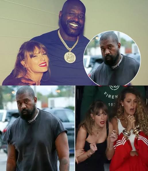 Omg! NBA Legend Shaquille O’Neal DEFENDS Taylor Swift, telling Kanye West to ‘stop b****in and snitching’ on Taylor and Travis at the Super Bowl: ‘Man up, lil boy.’ READ HERE :