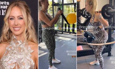 Incredible : Patrick mahomes wife Brittany Mahomes Shares Images of her'Pregnancy' and 'Postpartum' Gym Workout: 'We Workingggggg'...