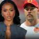 Exclusive : Kayla Nicole was put in a tough spot at her new job ... being forced to talk about her famous ex-boyfriend, Travis Kelce, when breaking down some sports betting -- and yeah, it's pretty awkward...