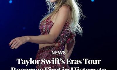 Update : Taylor Swift becomes the FIRST artist in music history to gross $3 BILLION in touring revenue, according to Pollstar...