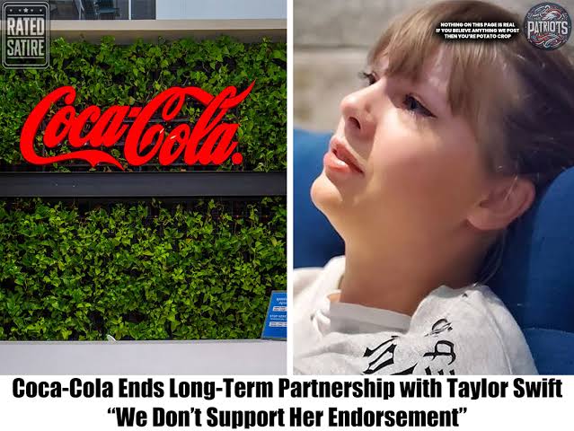 OH MY GOD!!! Coca-Cola ends long-term partnership with Taylor Swift: “We do not support her because she has …see more