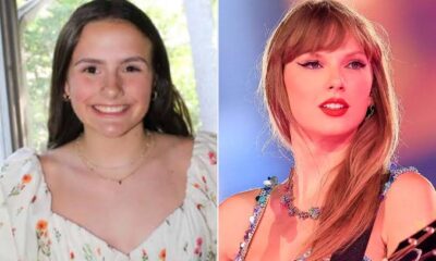 Amazing : Taylor Swift and her family made a teenage fan's night very special after she survived a shark attack earlier this year...