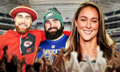 Kylie Kelce is reacting to the "dumb*ss" advice her husband, Jason Kelce, and brother-in-law, Travis Kelce, gave to fans about sex.