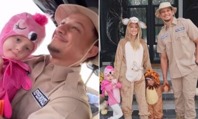 Interesting : Patrick Mahomes and his wife Brittany Mahomes Show Off Halloween Costumes with their kids...