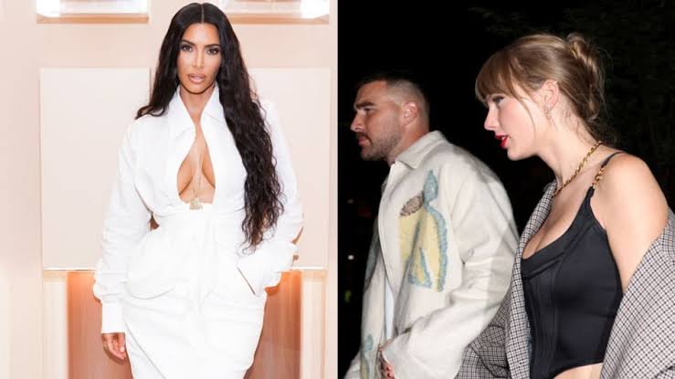 Just in : Kim Kardashian is reportedly praying that Taylor Swift would experience a heartbreak at the hands of Travis Kelce soon...